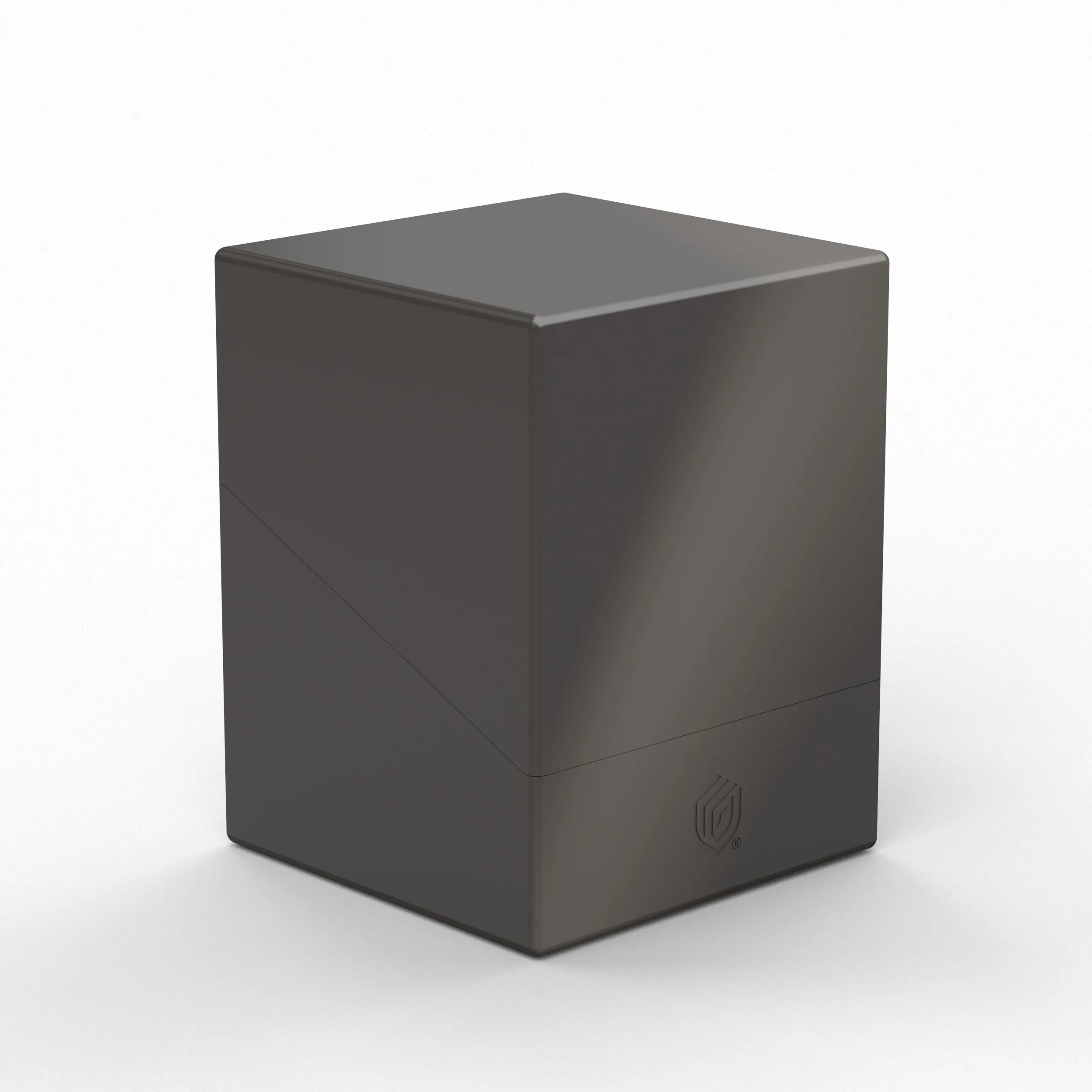 Boulder 100+ Deck Box - Solid Grey - Premium Card Storage for MTG, Pokemon & Trading Cards - Organize & Protect Your Collection at Home or Travel
