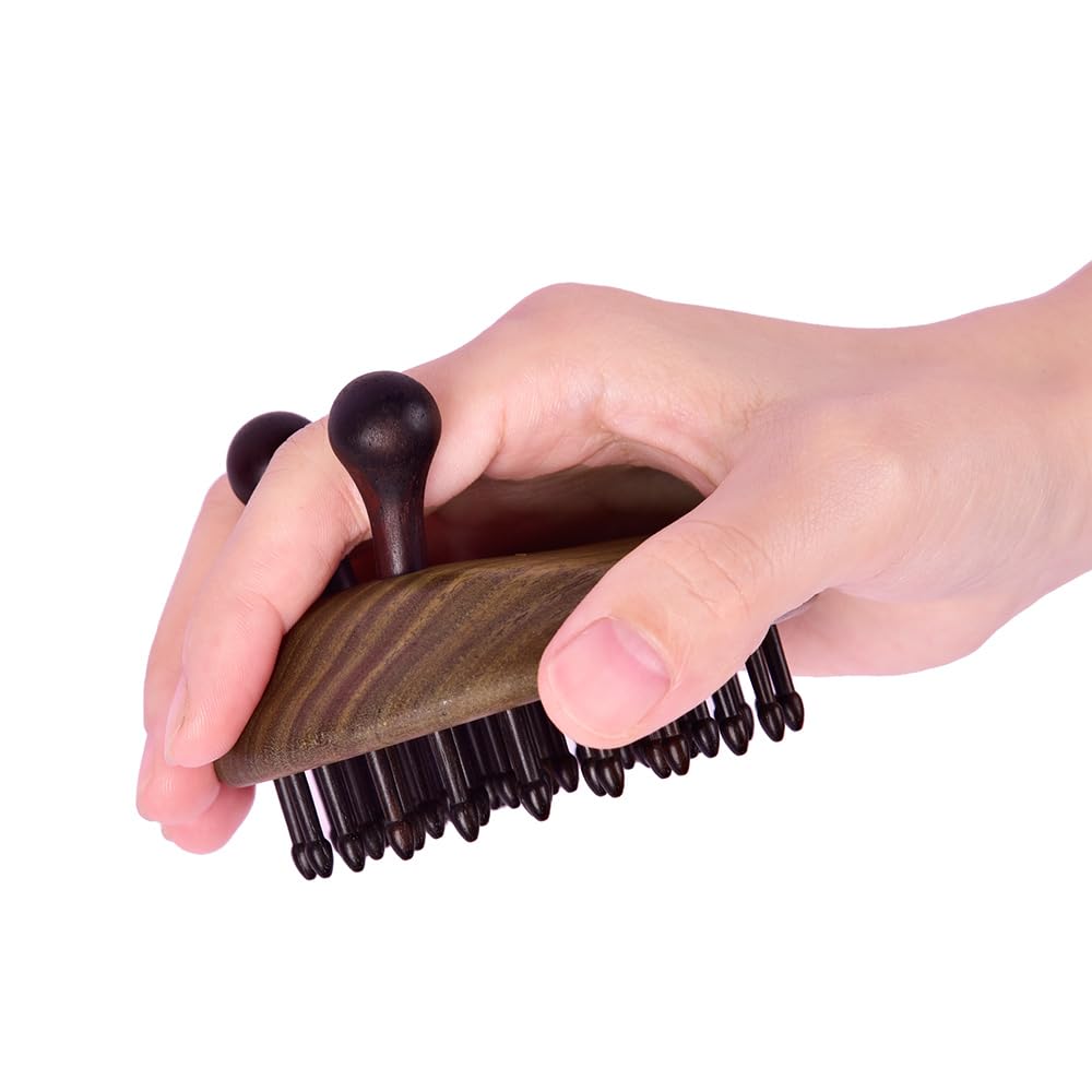 Snail Massage Hair Brush - Round Shape Scalp Massager for Hair Growth & Relaxation - Perfect for Home, Salon & Travel Use