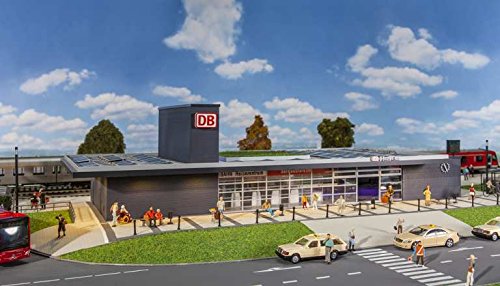 Faller 110130 Horrem Station HO Scale Model Train Building Kit - Perfect for Model Railroad Scenery & Diorama Displays