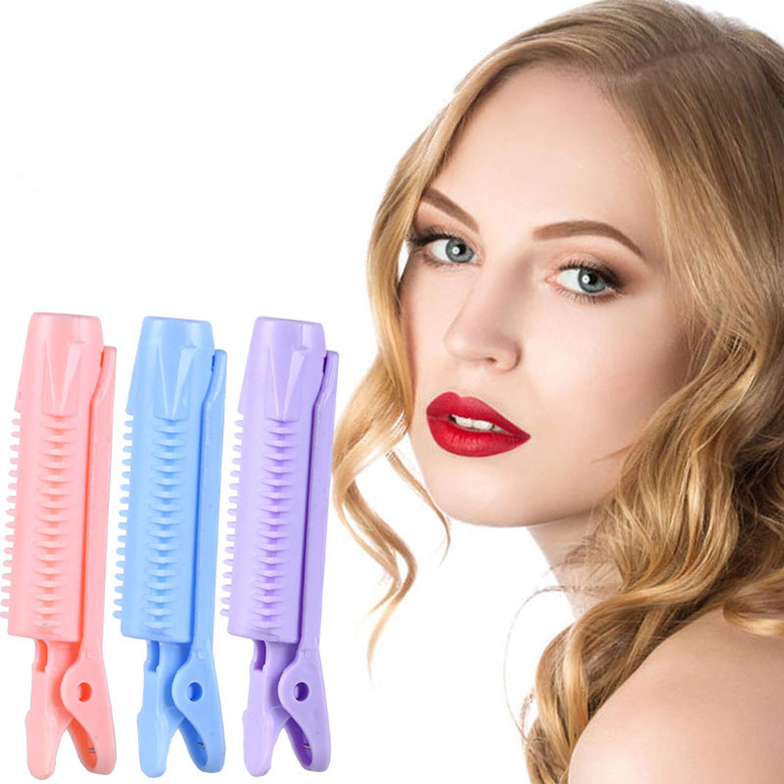 SUPERFINDINGS 12pcs Natural Fluffy Hair Clips for Women - 4.13x1.18x0.94 Inch Light Salmon Volumizing Root Clips with Self-Grip | Perfect for Styling, Updos, and Adding Volume to Thin Hair