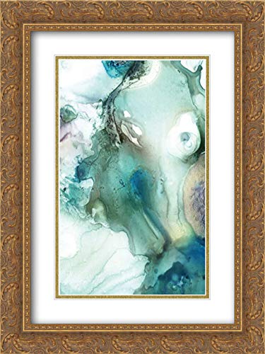 Gold Ornate Wood Frame with Double Matting