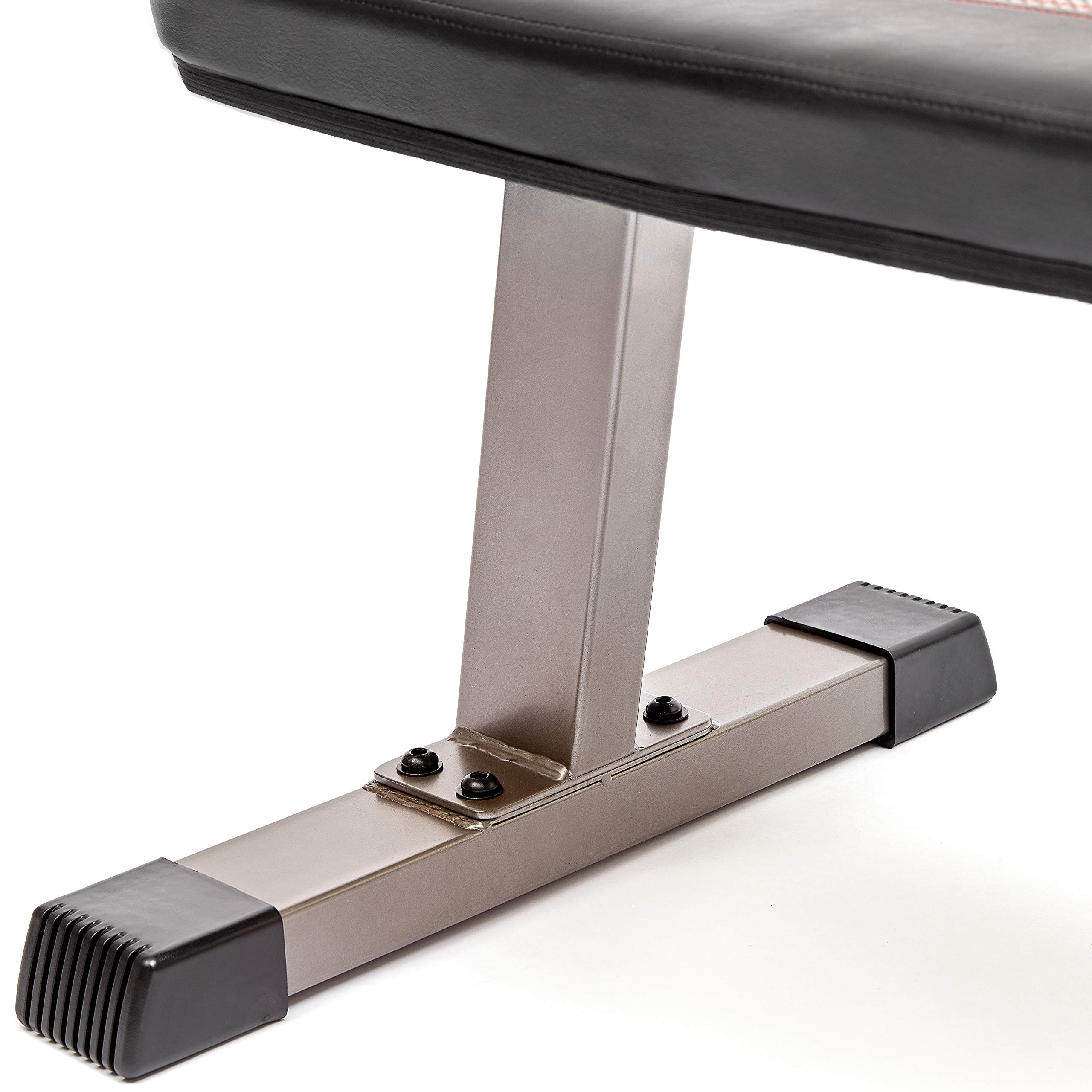 Reebok RBBE-10221 Adjustable Weight Bench for Home Gym - 330 lbs Max Capacity Strength Training Equipment for Men & Women - Perfect for Full-Body Workouts & Weight Lifting Exercises