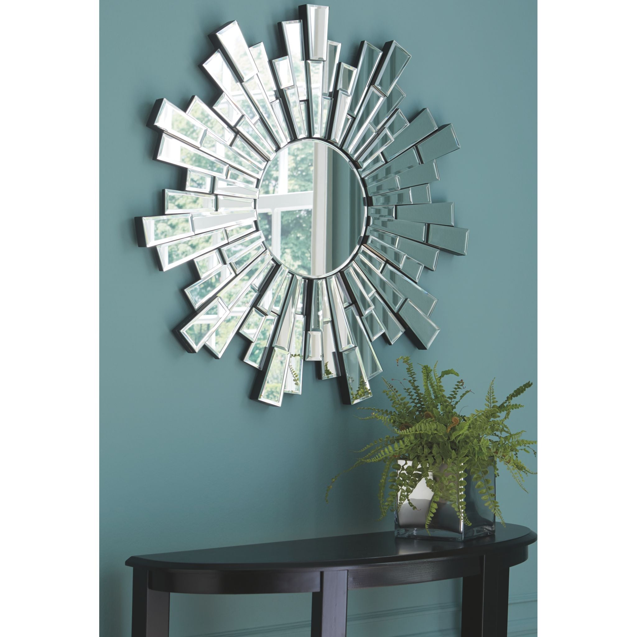 32x32 Inch Braylon Wall Mirror - Modern Square Decorative Mirror for Living Room, Bedroom, Bathroom & Entryway