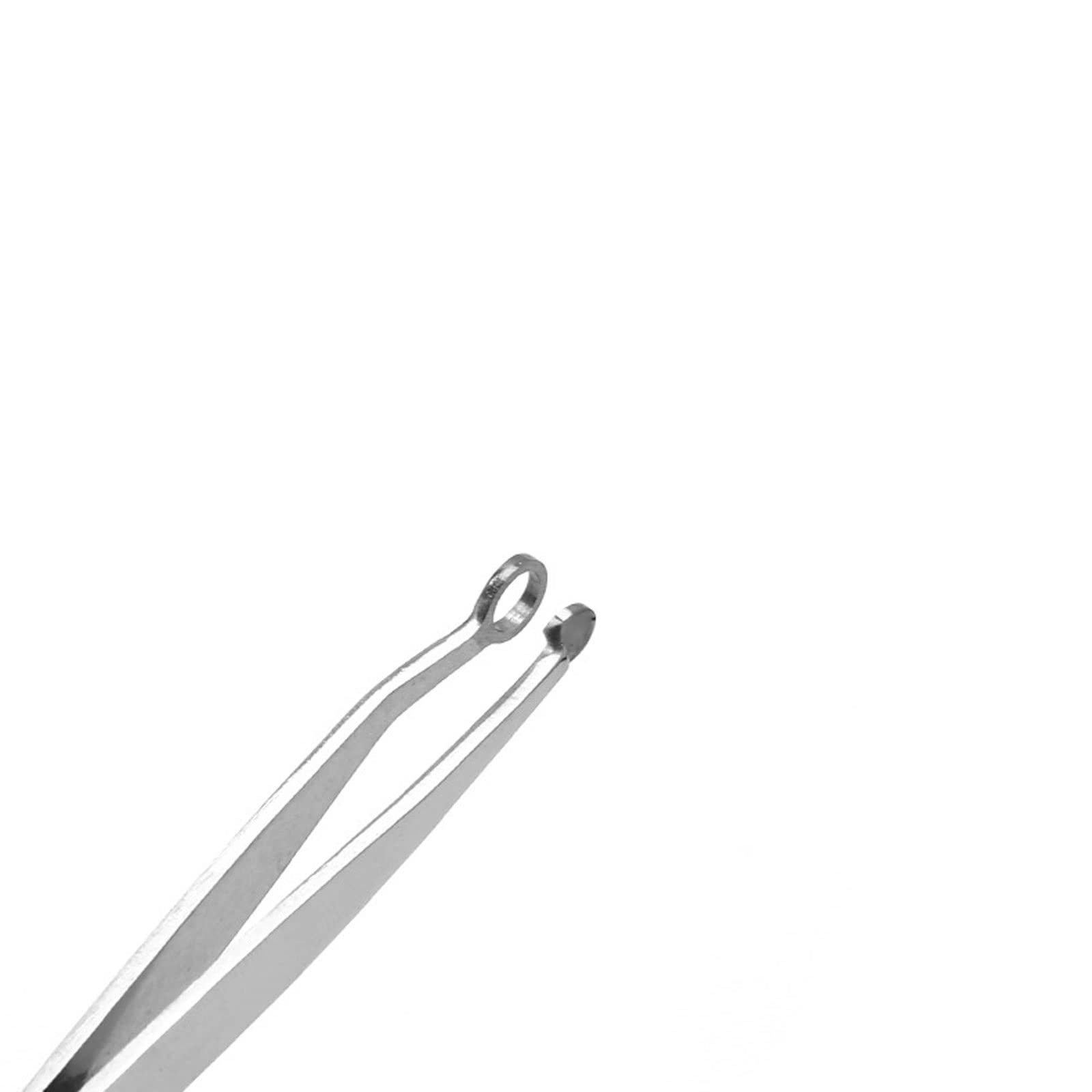Stainless Steel Hair Removal Tweezers - Universal Nose & Eyebrow Trimmer, Manicure & Makeup Tool for Precise Grooming | Perfect for Home, Salon, and Travel Use
