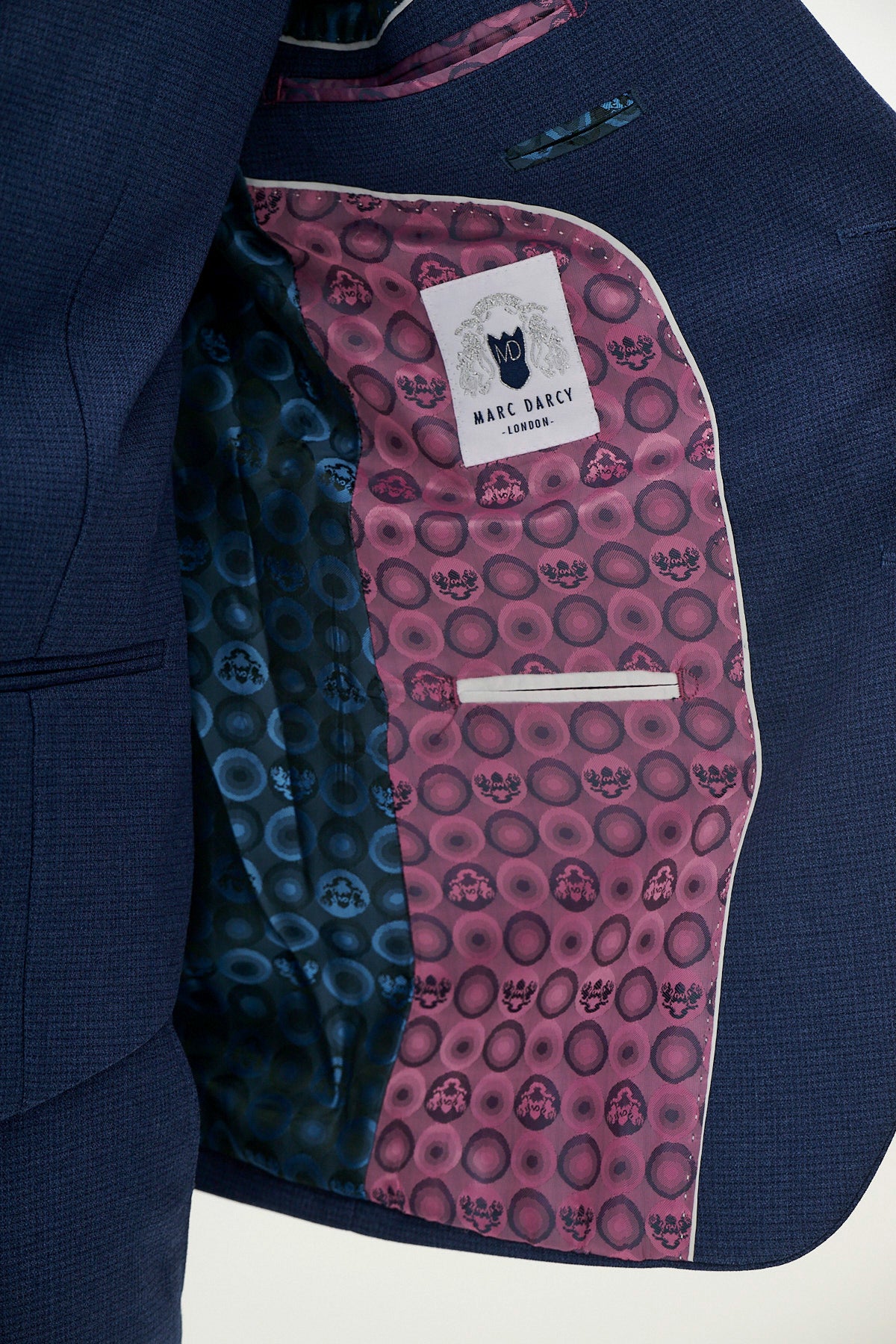 Everton Collection | ASHLEY Navy Blue 3-Piece Suit for Men - Perfect for Weddings, Business Meetings & Formal Events