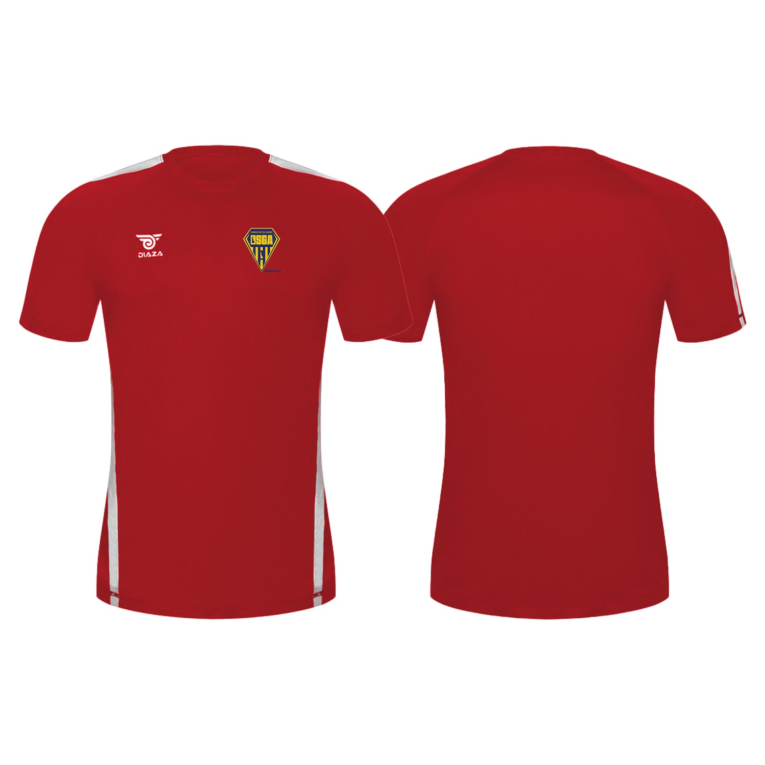 Diamond State Academy City Training Jersey - Red & White Soccer Jersey for Men & Women - Perfect for Team Practice, Games & Fan Support