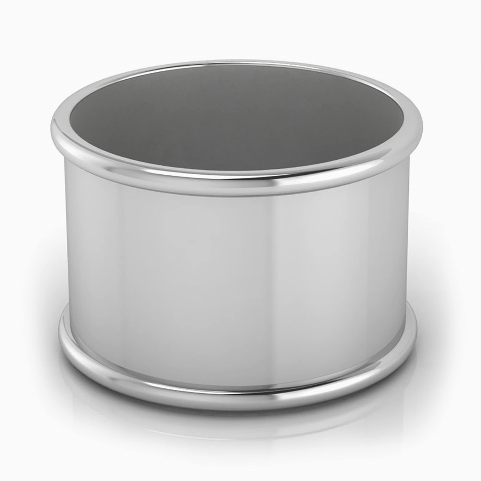 Elegant Engravable Silver-Plated Napkin Rings for Wedding & Dining - Personalized Stainless Steel Napkin Holder Set in Premium Gift Box | Perfect for Formal Dinner Parties, Holiday Tablescapes & Bridal Shower Decor