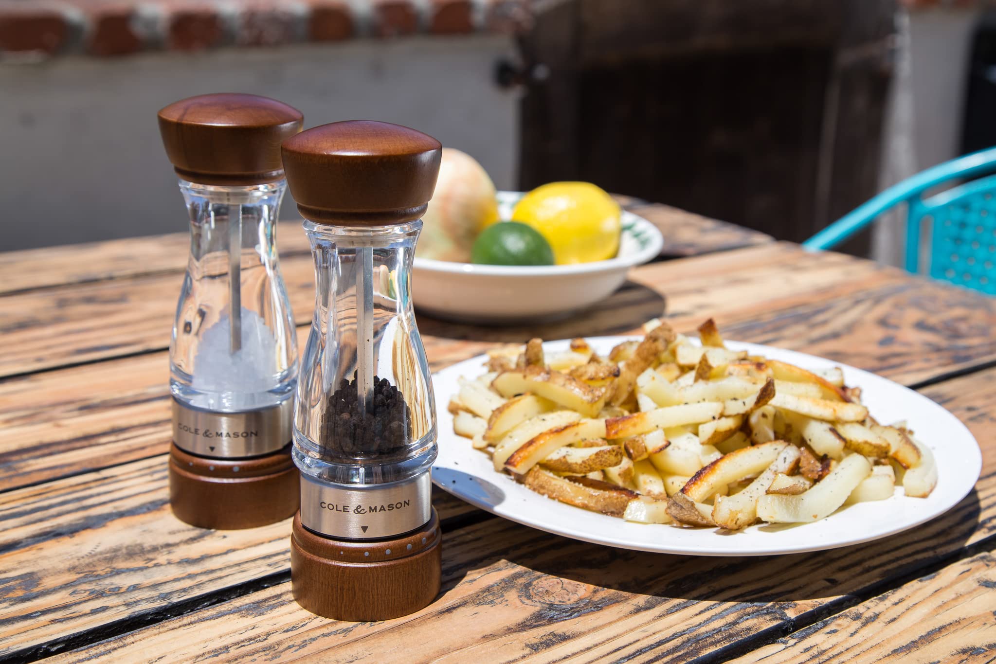 Cole & Mason Keswick Forest Dark Wood Pepper Mill - Premium Stainless Steel Grinder with Gourmet Precision+ Mechanism, 7.1 Inches (180mm) - Perfect for Kitchen, Dining Table & Gourmet Cooking