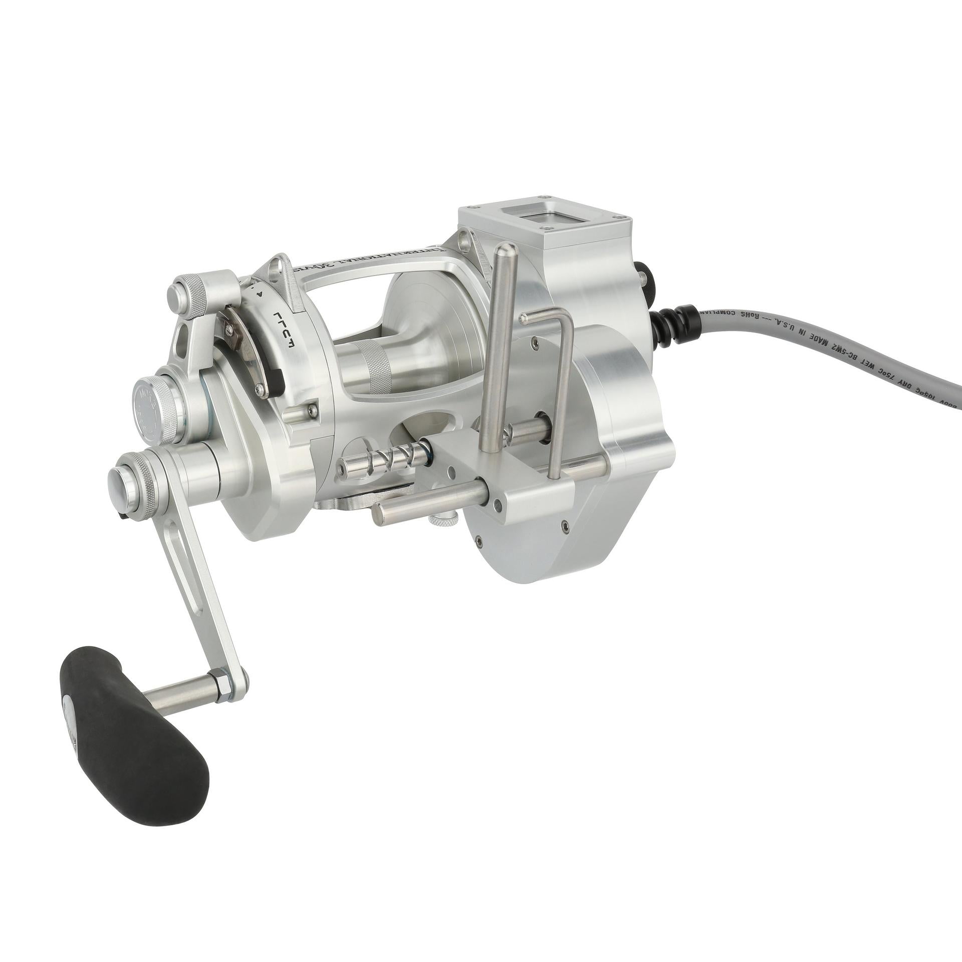 International® VI Autostop Electric Fishing Reel - Saltwater & Freshwater Spinning Reel with Auto-Stop Technology for Bass, Trout, and Catfish Fishing