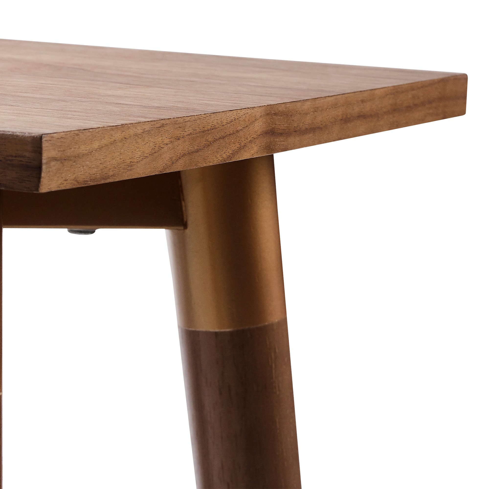 Premium Walnut & Black Office Desk - Modern Ergonomic Workstation for Home & Business Use - Perfect for Remote Work, Study, and Professional Workspaces
