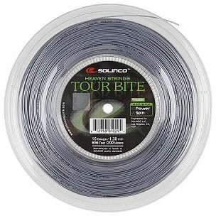 Solinco Tour Bite 1.30mm 200m Tennis String Reel - Premium Polyester String for Enhanced Spin & Control - Perfect for Competitive Players & Stringers
