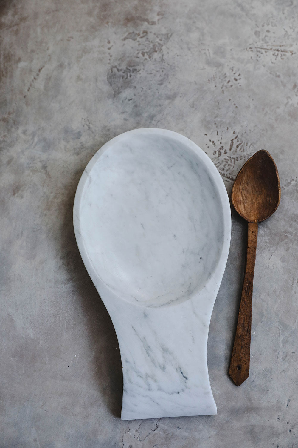 Premium Oversized Marble Spoon Rest - Elegant Kitchen Countertop Organizer for Cooking & Serving | Perfect for Stovetop, Dining Table, and Hosting Gifts