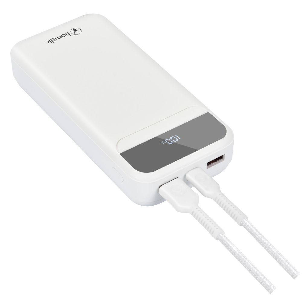Bonelk Power Bank Pro 20,000mAh Portable Charger with PD20W & QC22.5W Fast Charging - Compatible with iPhone, Samsung, iPad - Perfect for Travel, Camping, and Emergency Power Backup
