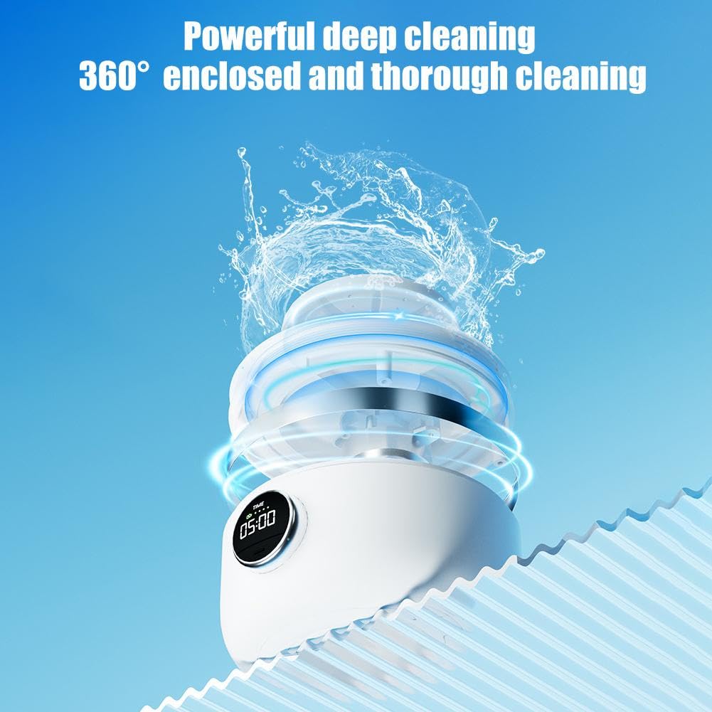 Portable Rechargeable Cordless Mini Washing Machine for Underwear & Delicates - Compact Travel Washer for Camping, Dorms & Small Spaces