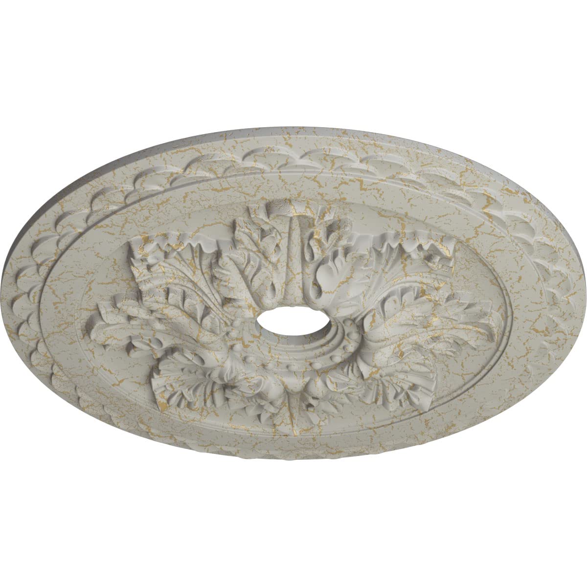 Ekena Millwork CM23BOPCC Bordeaux Deluxe Ceiling Medallion - 23 5/8