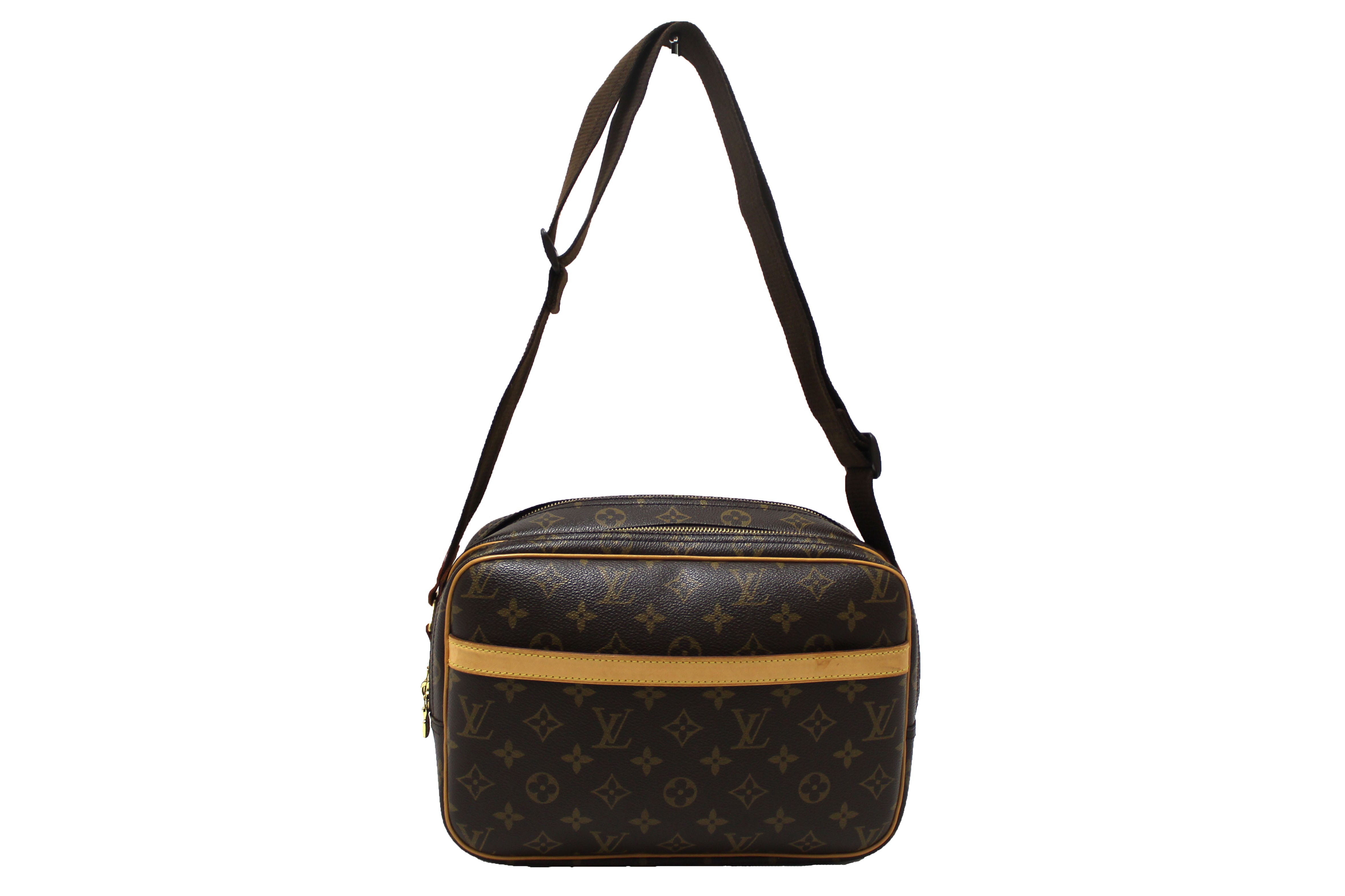 Authentic Louis Vuitton Monogram Reporter PM Messenger Bag - Luxury Crossbody Bag for Women, Perfect for Work, Travel & Everyday Use
