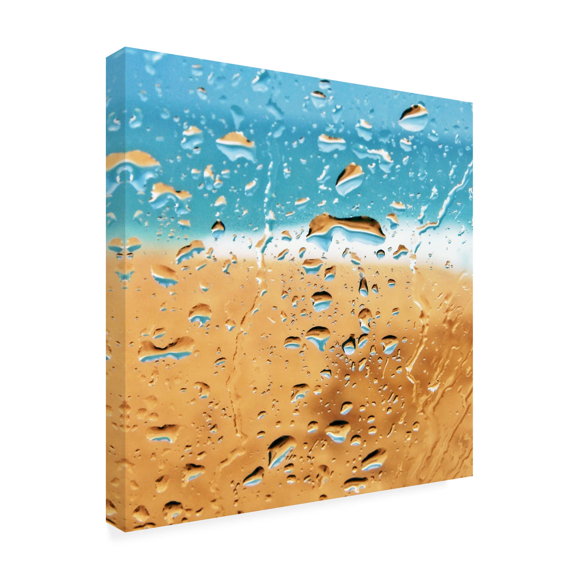 Beata Czyzowska 'Beach Abstract' Waterproof Outdoor Wall Art - Modern Coastal Decor for Patio, Garden & Beach House