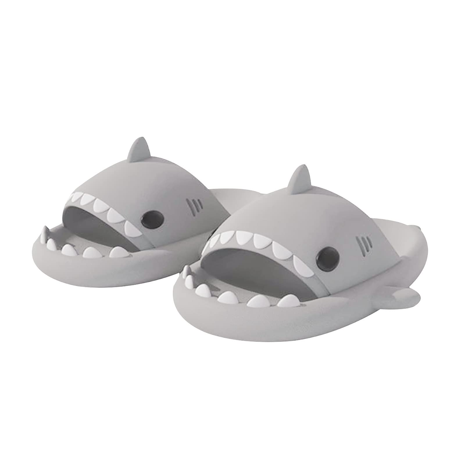 Comfortable Anti-Slip Shark Slippers for Women & Men - Lightweight Open-Toe Slides with Soft Sole - Perfect for Summer, Beach, Pool, and Indoor Wear