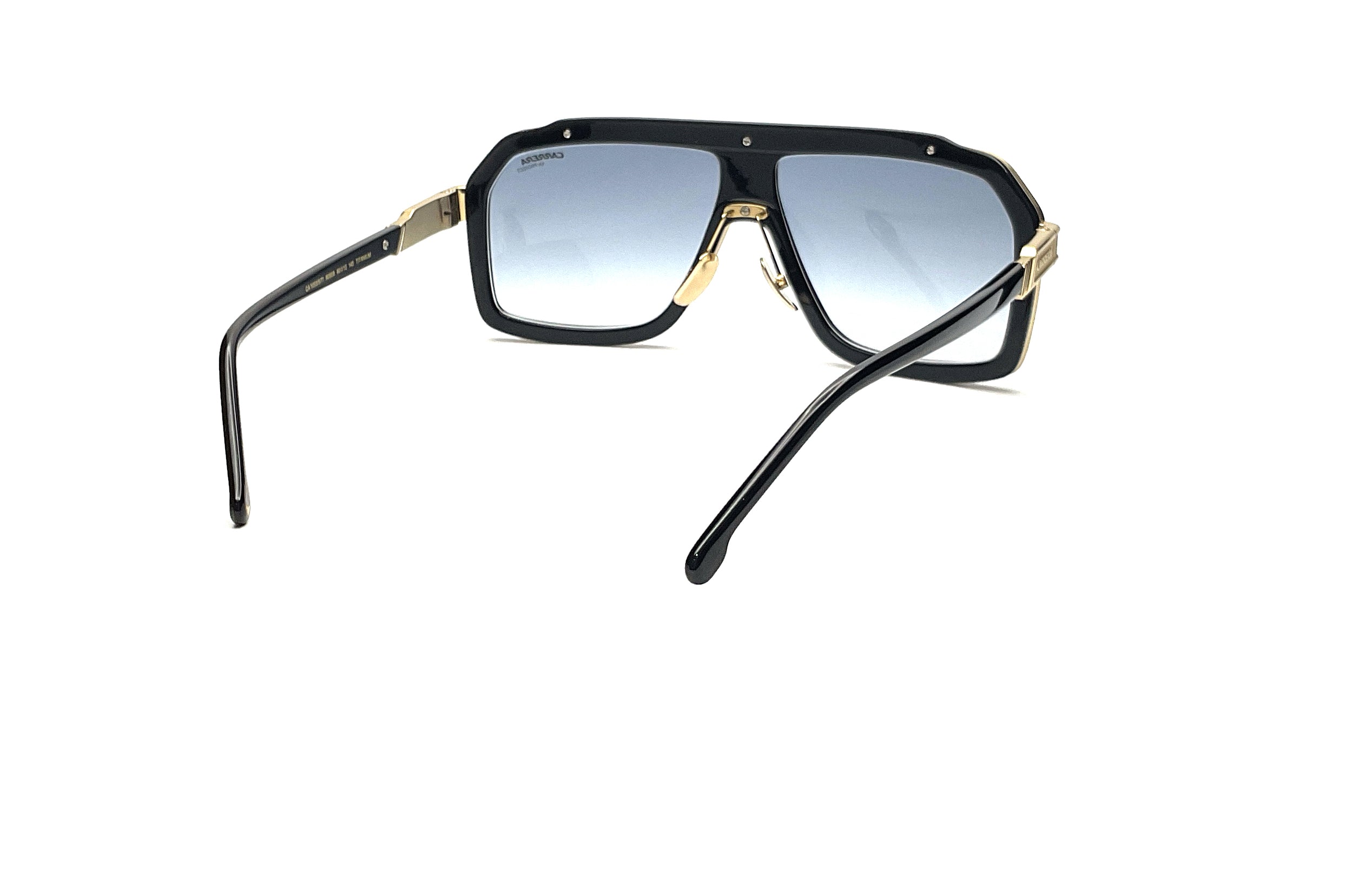 Carrera CA 1053 Sunglasses - Black & White Aviator Style for Men & Women - Perfect for Driving, Outdoor Sports & Fashion Accessories