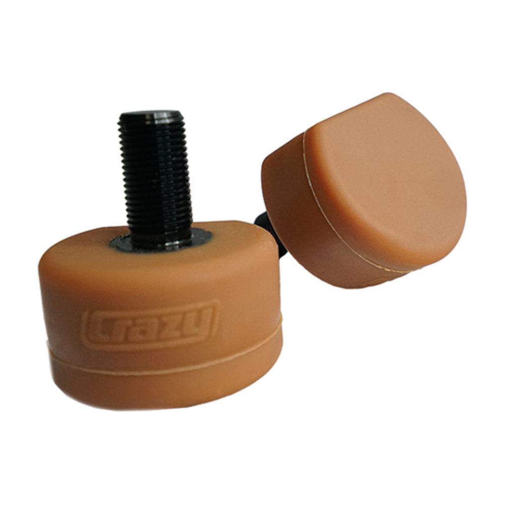Crazy Big Bloc Metric Toe Stops - Premium Roller Skate & Derby Stoppers for Enhanced Safety & Control - Perfect for Roller Derby, Artistic Skating & Outdoor Skating