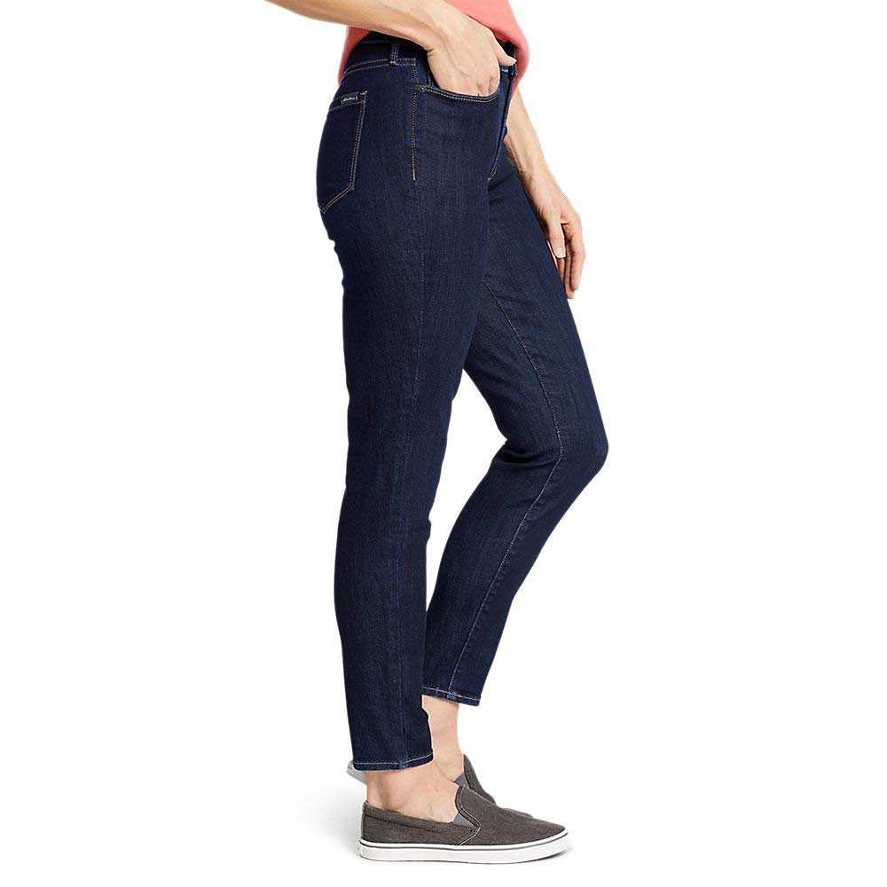 Eddie Bauer Women's Voyager High-Rise Skinny Jeans - Slim Fit Stretch Denim Pants for Casual Wear & Outdoor Adventures