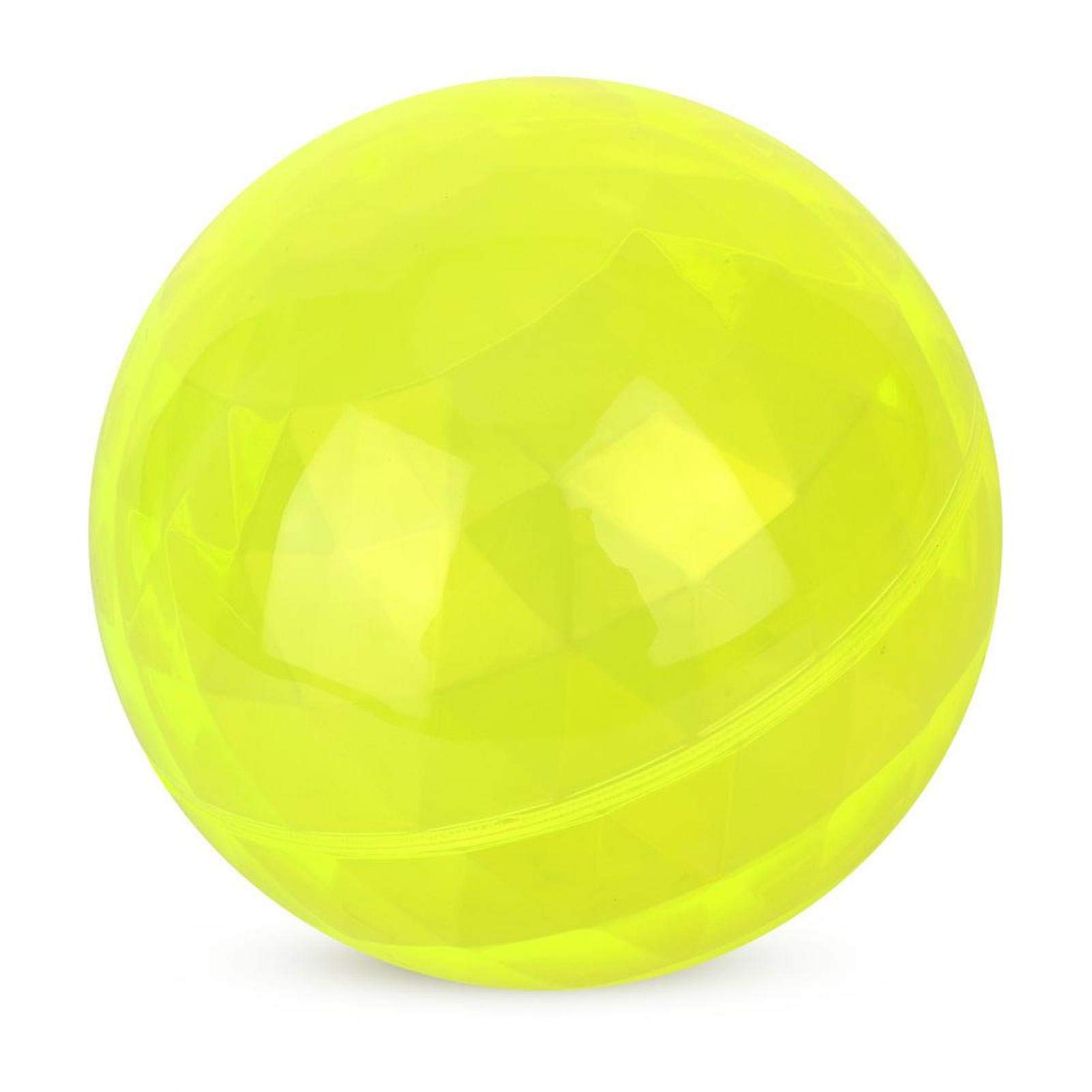 01 Elastic Ball Toy - Transparent Green Sports Elastic Ball for Fitness & Training | Indoor Exercise Accessories for Yoga, Pilates & Home Workouts