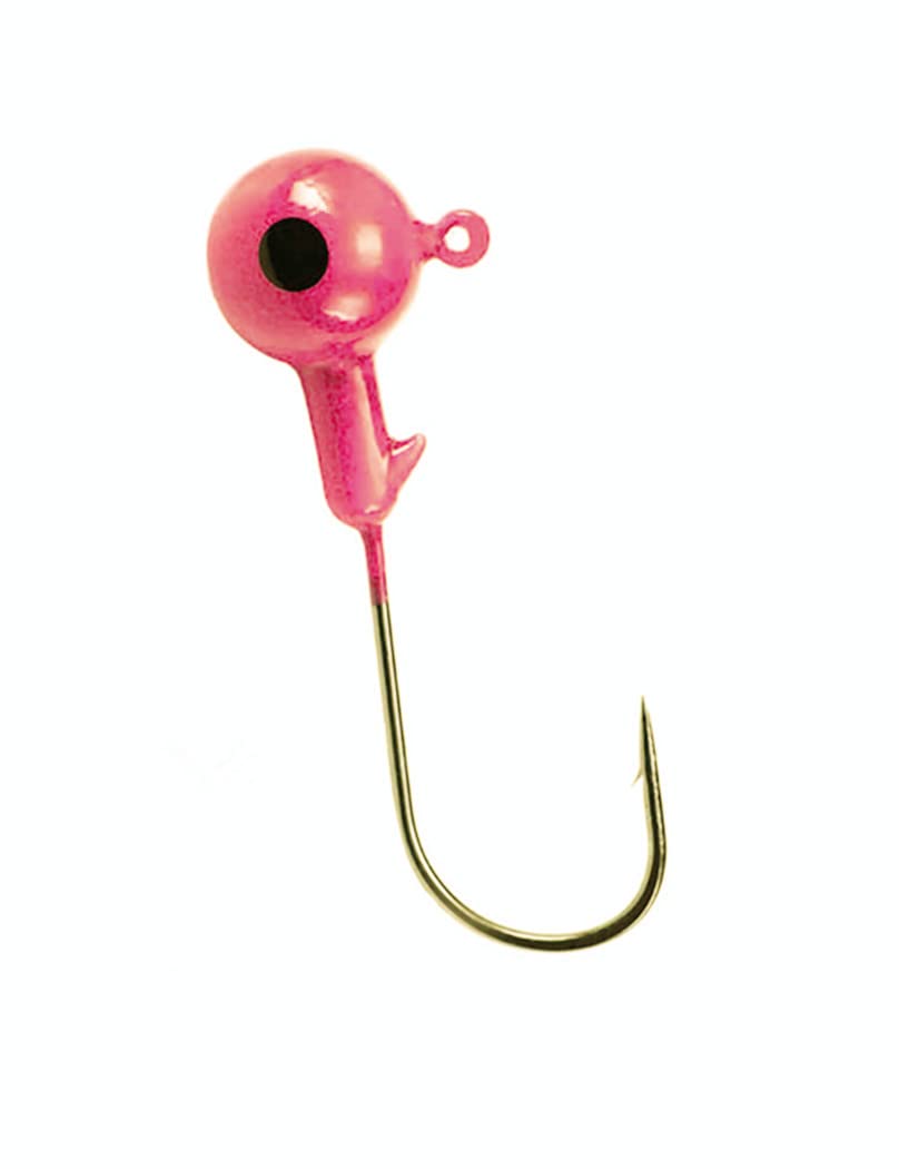 Toasis Round Jig Heads for Fishing - Assorted Sizes & Colors - Ice Fishing Lures & Bait Hooks - Perfect for Freshwater, Saltwater, and Ice Fishing Adventures
