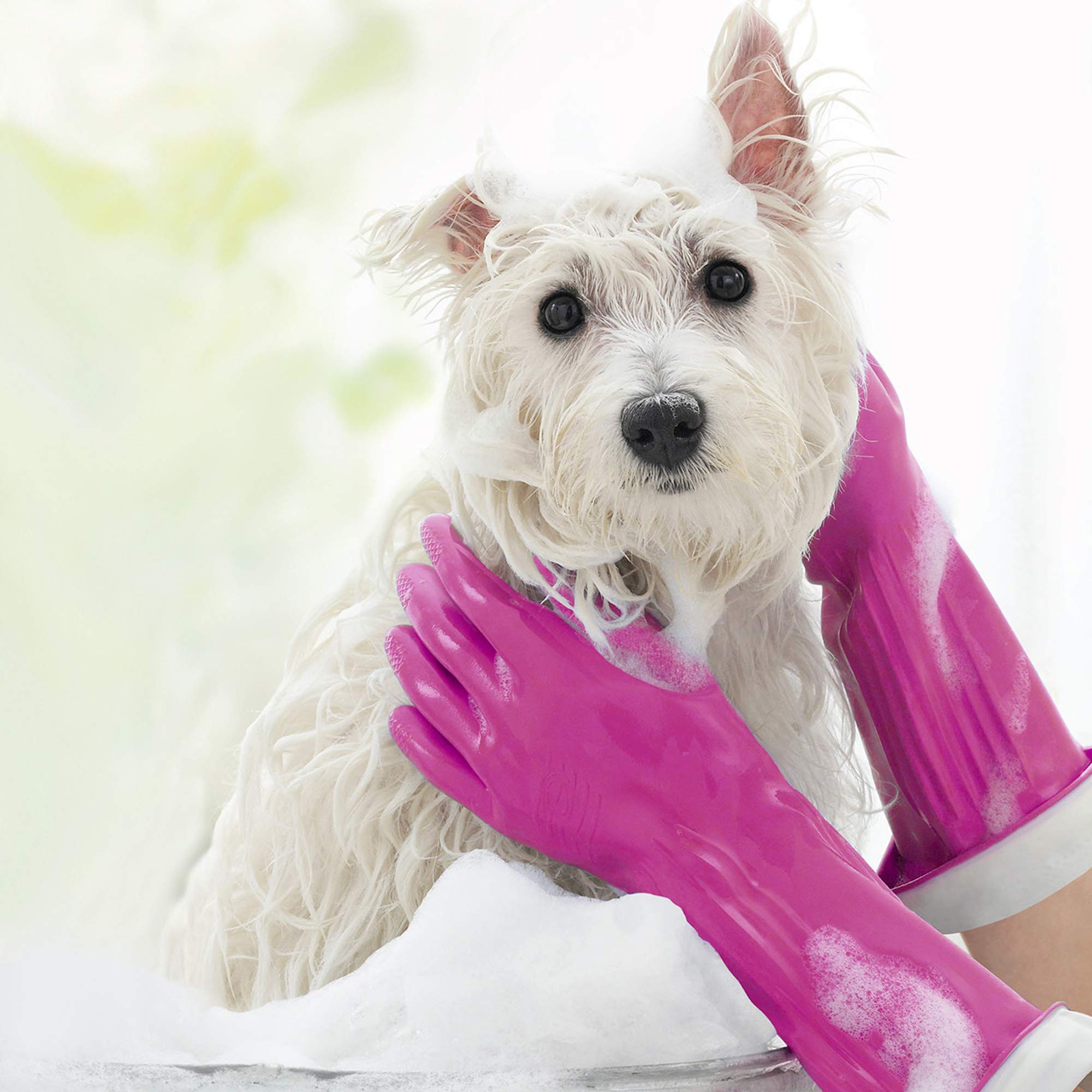 Playtex Living Reusable Rubber Cleaning Gloves - Small Size for Dishwashing, Household Chores & Kitchen Cleaning - Durable Latex Gloves for Hand Protection