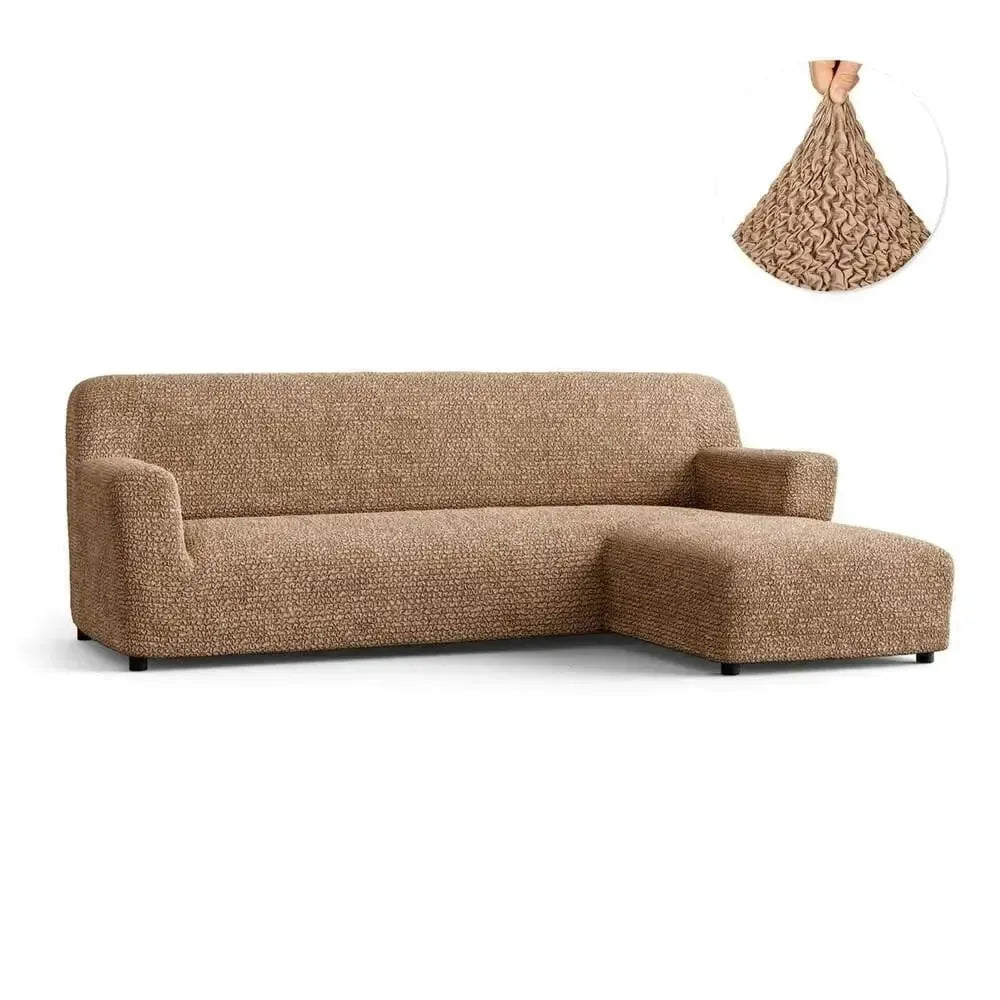L Shaped Sofa Slipcover with Right Chaise - Premium Microfiber Stretchable Furniture Protector for Living Room, Sectional Couch Cover - Easy Wash & Anti-Slip Design for Home Decor