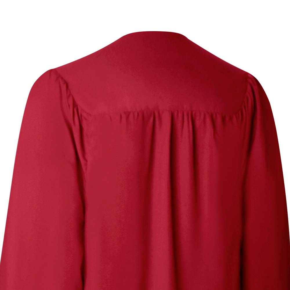 Endea Graduation Matte Gown - Premium Quality Graduation Robe for Ceremonies, Commencement & Academic Events - Perfect for High School, College & University Graduations
