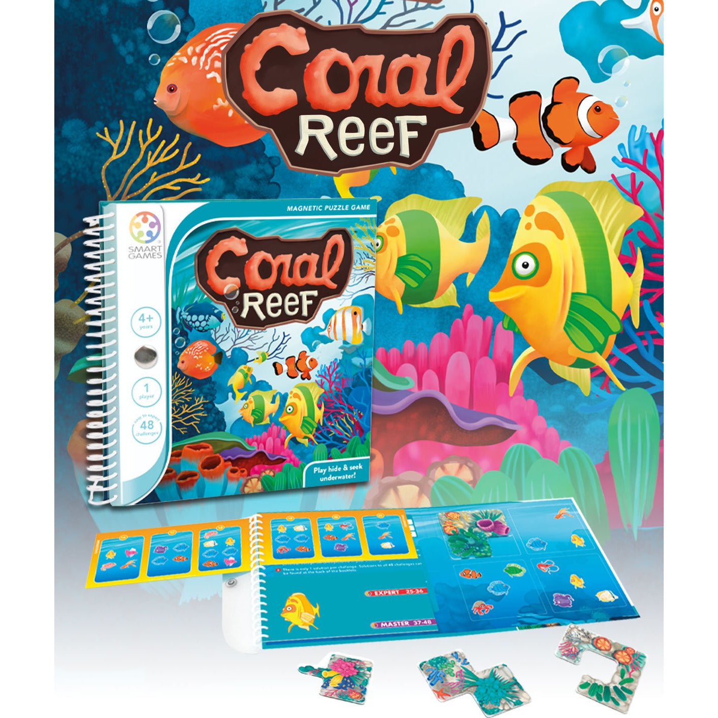 2 Pack Coral Reef Themed Wall Art Prints - Perfect for Beach House Decor, Coastal Living Room, or Ocean-Themed Nursery