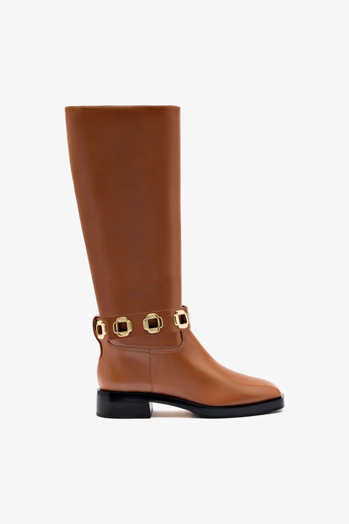 Milan Flat Boots in Caramel Leather – Women's Comfortable Ankle Boots for Casual Wear & Everyday Outfits | Perfect for Fall, Winter & Office Style
