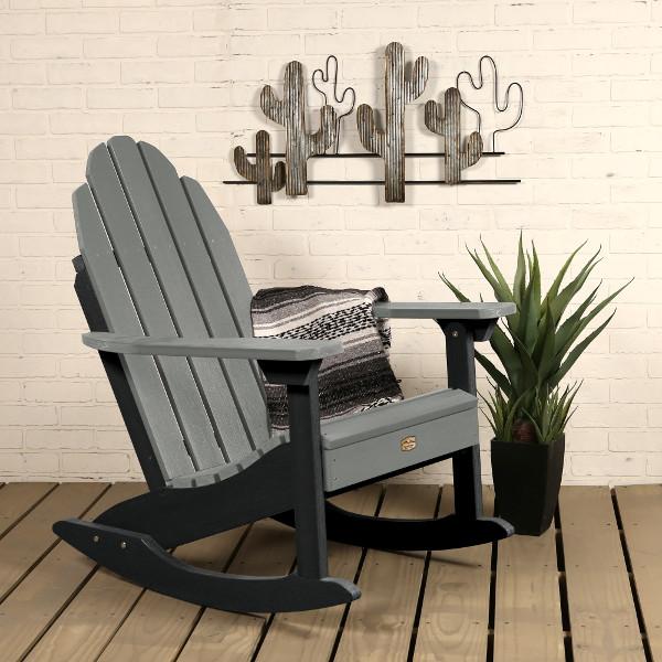 Premium Adirondack Rocking Chair - Solid Wood Outdoor Rocker for Patio, Garden & Porch - Comfortable & Durable for Relaxing, Reading & Enjoying Nature
