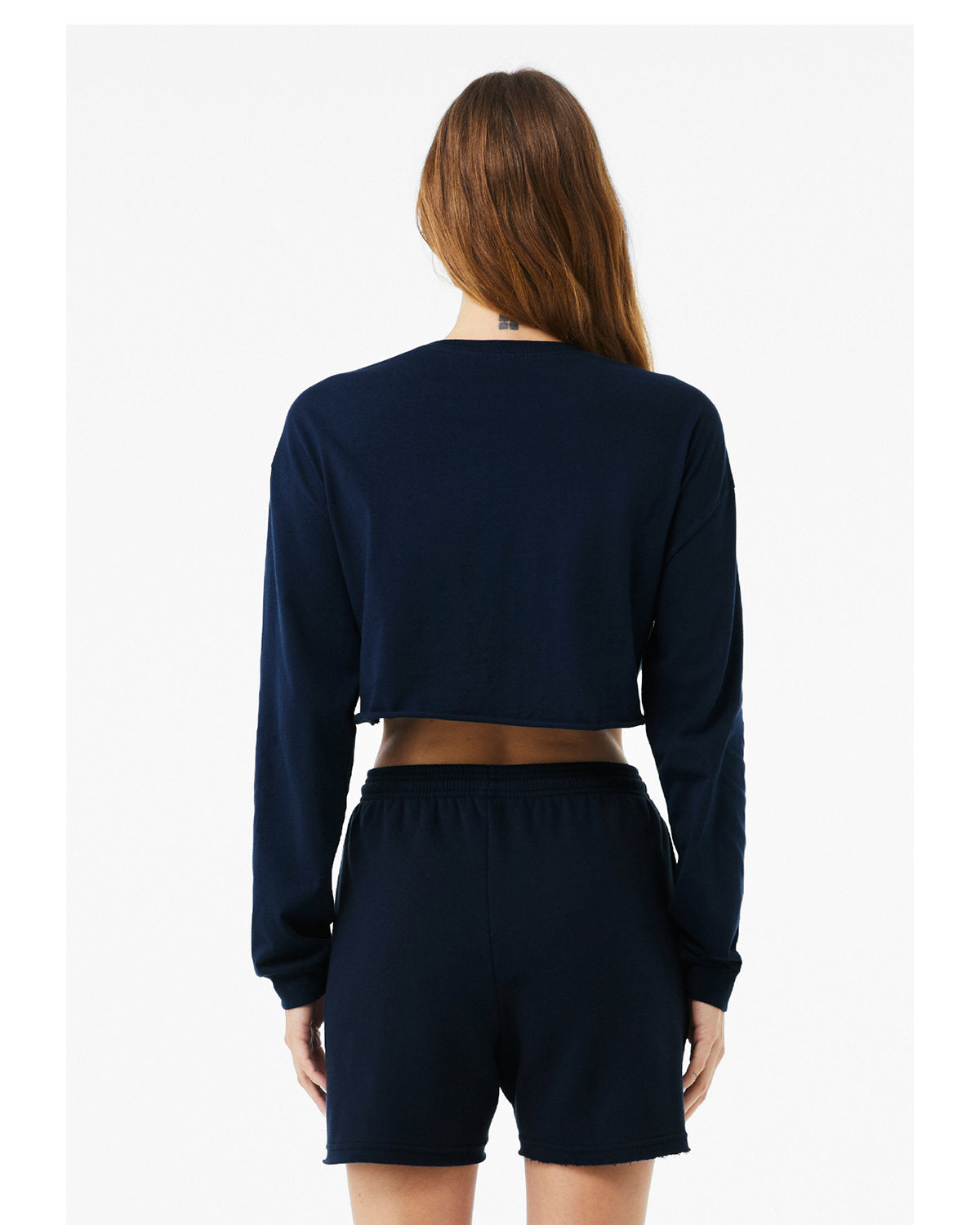Bella + Canvas 6501B Women's Cropped Long Sleeve T-Shirt - Soft Cotton Tee for Casual Wear, Workout & Layering | Perfect for Yoga, Running & Everyday Outfits