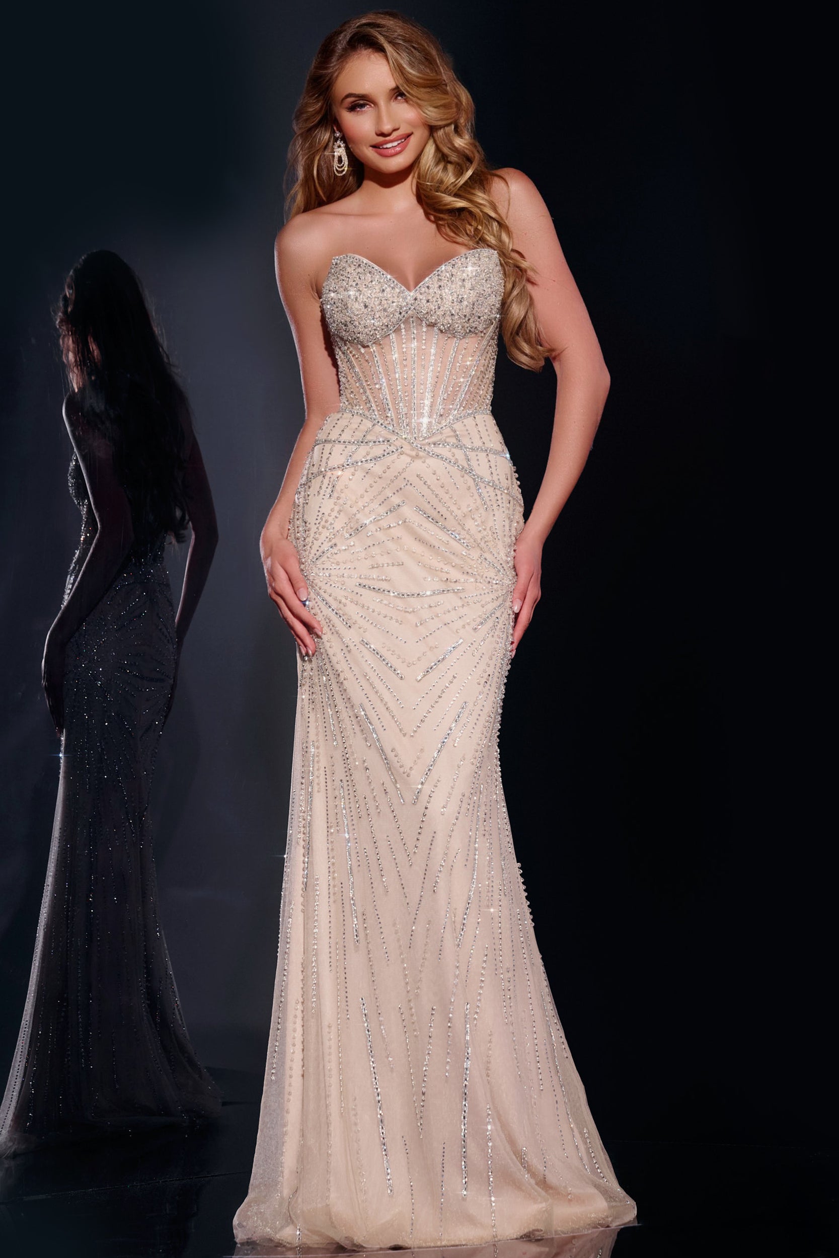 Jovani 42206 Elegant Evening Dress for Women - Perfect for Prom, Wedding, and Formal Events