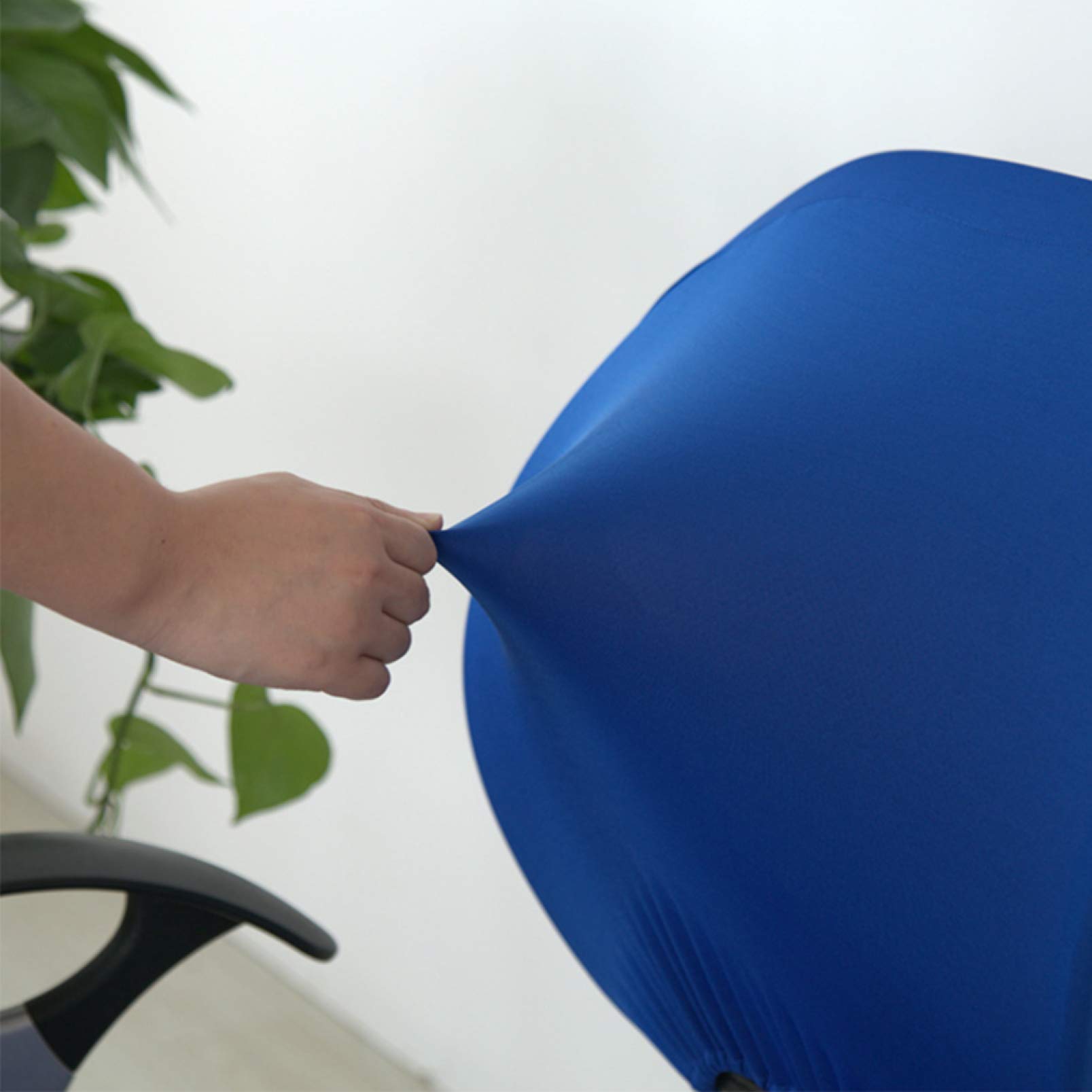 KKONION Stretchable Office Chair Cover - Removable Washable Swivel Armchair Protector for Computer Desk Chairs | Perfect for Home Office, Gaming & Workspace