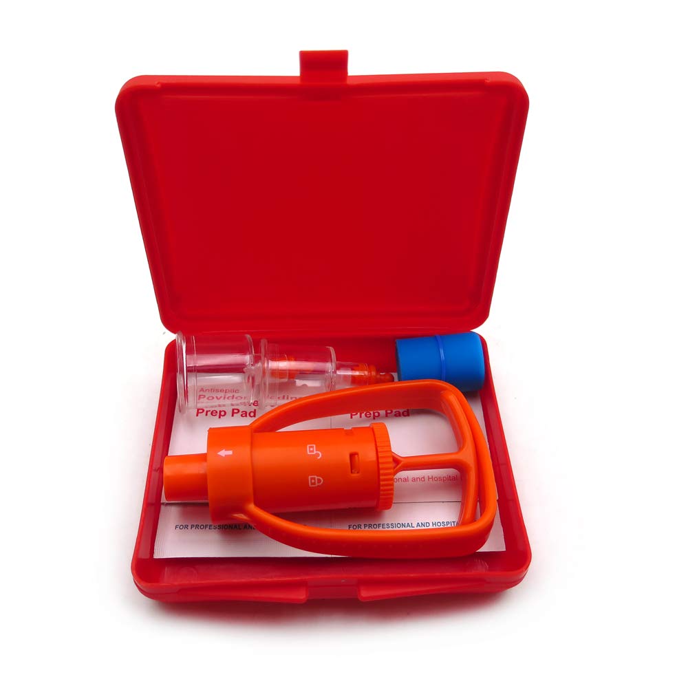 Outdoor Emergency Venom Extractor Pump Kit - First Aid Safety Tool for Snake Bites & Insect Stings | Portable Survival Gear for Hiking, Camping & Wilderness Adventures