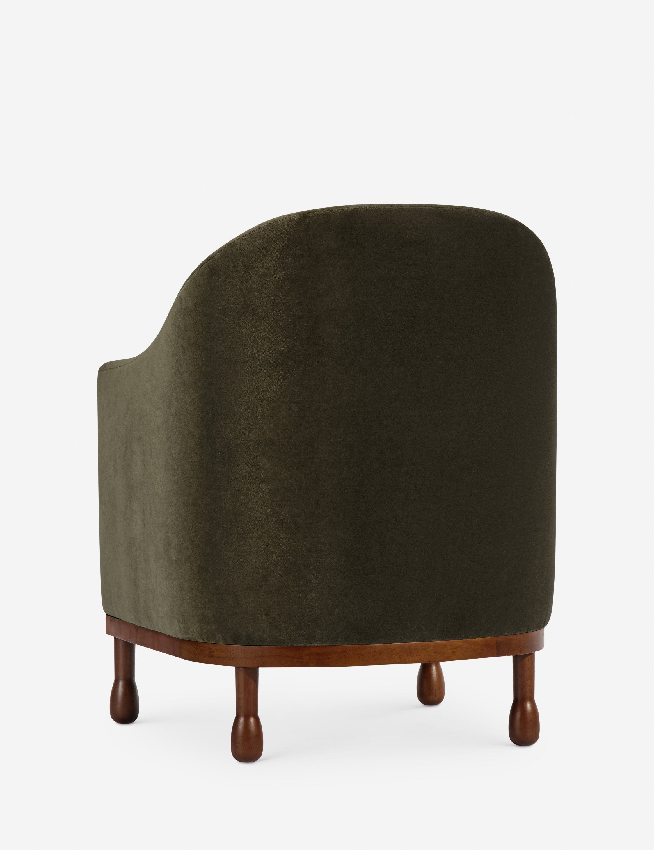 Gavin Accent Chair by Black Birch Homes x Co.House Designs - Modern Mid-Century Lounge Chair for Living Room, Bedroom & Office - Stylish Comfortable Reading Chair with Wooden Legs
