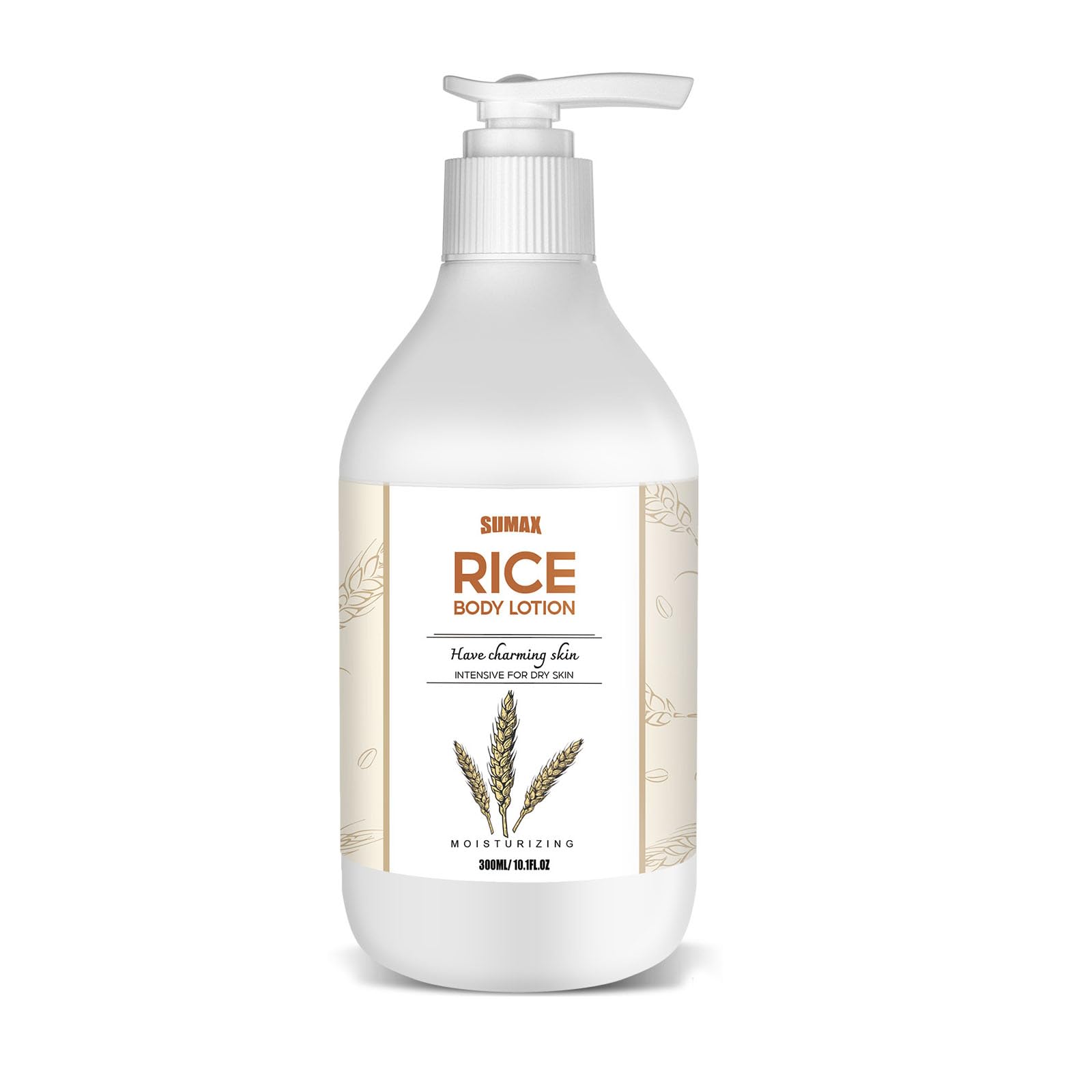 Rice Body Lotion for Dry Skin - Long Lasting Lightweight Moisturizing Cream for Women | Deep Hydration & Silky Smooth Skin Care | Improves Skin Texture | Perfect for Daily Use, After Shower & Nighttime Skincare Routine