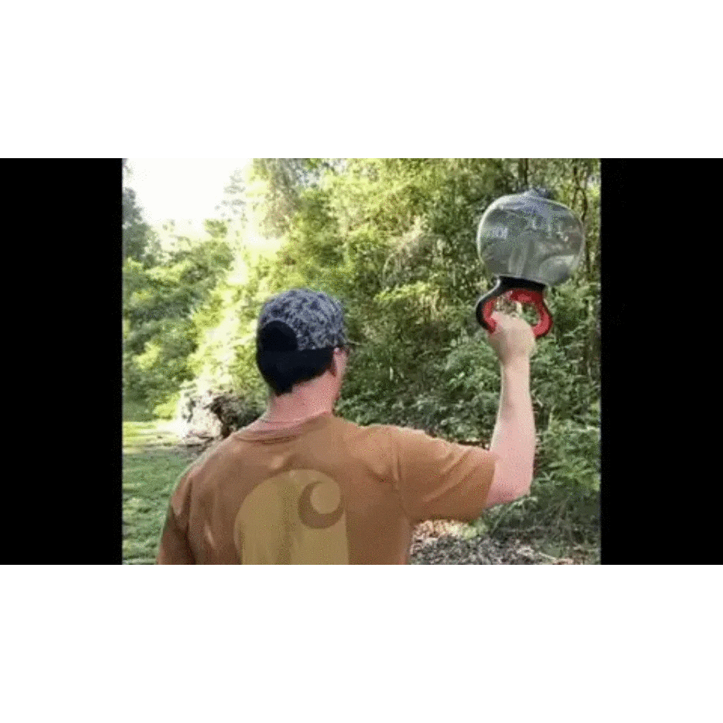 Khaos® Waterbell - Adjustable Water Filled Kettlebell for Home Gym & Outdoor Fitness Training - Perfect for Strength, Cardio & CrossFit Workouts