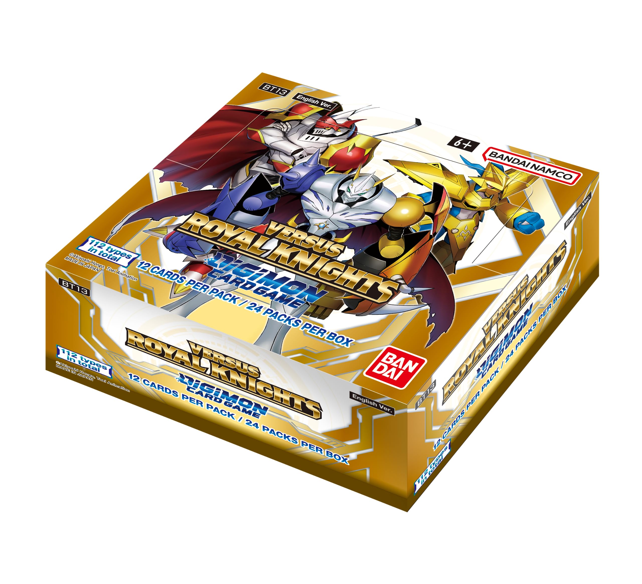 Digimon Card Game: Versus Royal Knights Booster Box - 24 Packs | Collectible Trading Cards for Battles & Tournaments | Perfect for TCG Players & Digimon Fans