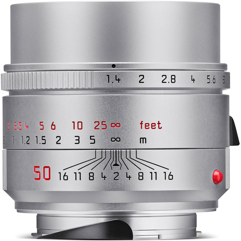 Leica Summilux-M 50mm f/1.4 ASPH Silver Lens - Premium Fast Aperture Prime for M-Mount Cameras - Perfect for Low Light Photography, Portraits & Street Shooting