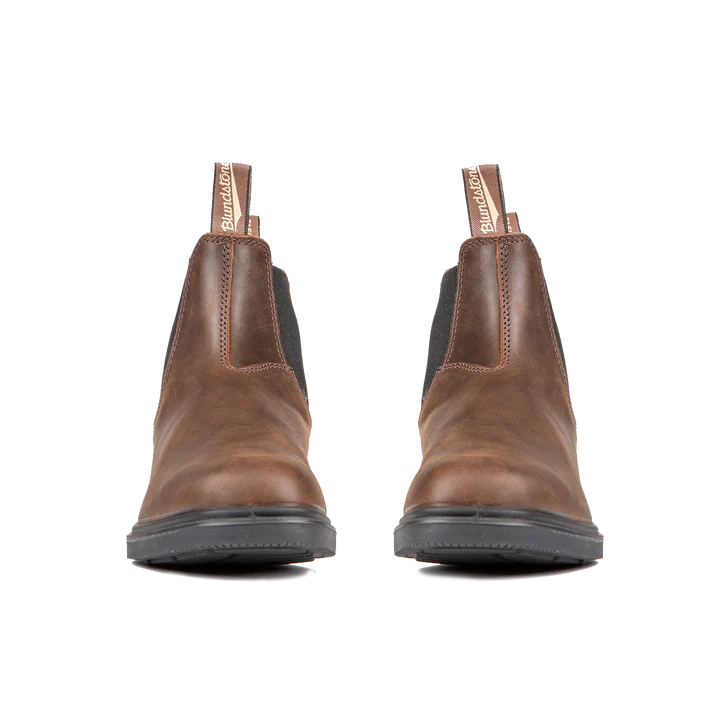 Blundstone 2029 Chelsea Boots - Premium Leather Dress Shoes for Men & Women in Antique Brown - Perfect for Office, Casual Wear & Outdoor Activities