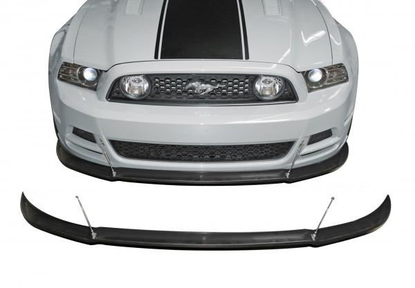 2013-2014 Ford Mustang Front Splitter with Turnbuckles - KB417214 - Upgrade Your Ride for Enhanced Aerodynamics & Style | Perfect for Racing & Street Performance