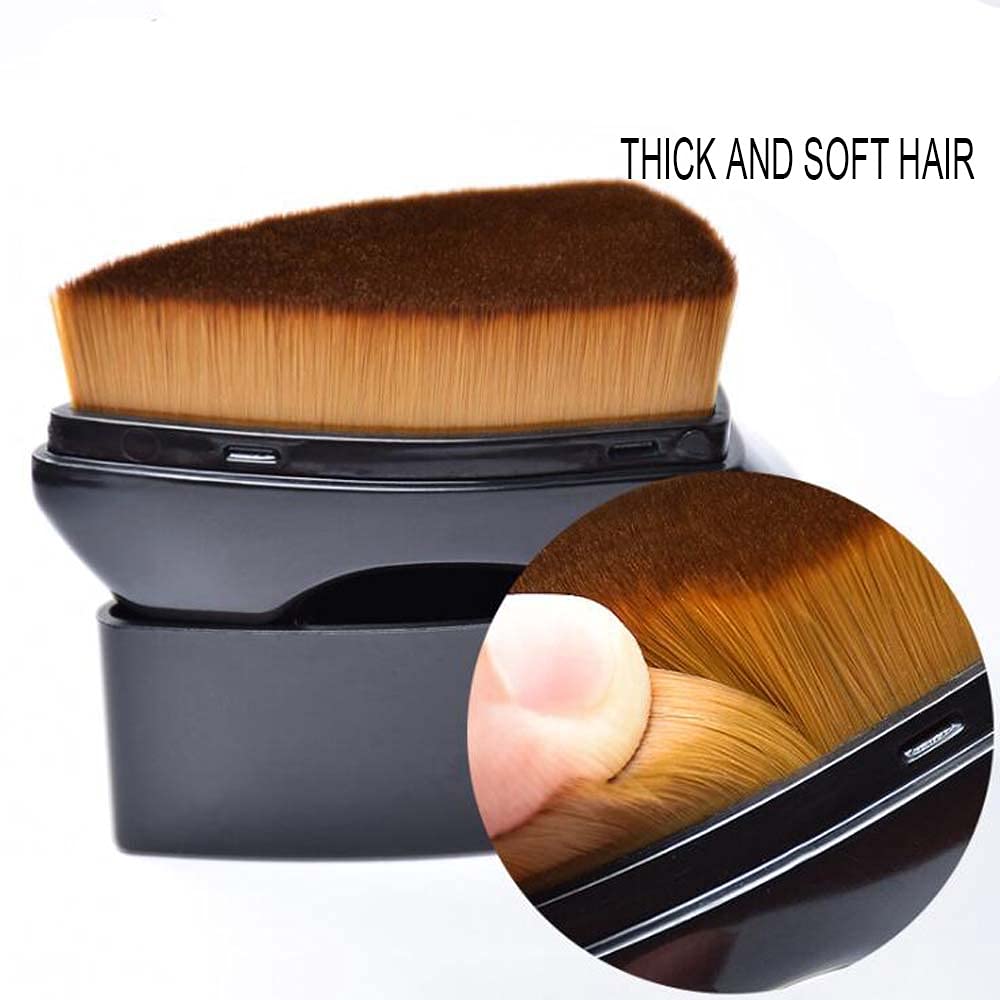 COSHINE No.55 Flat Flawless Foundation Brush - Liquid Cream Makeup Brush for Flawless Application | Perfect for Professional Makeup & Everyday Beauty Routine