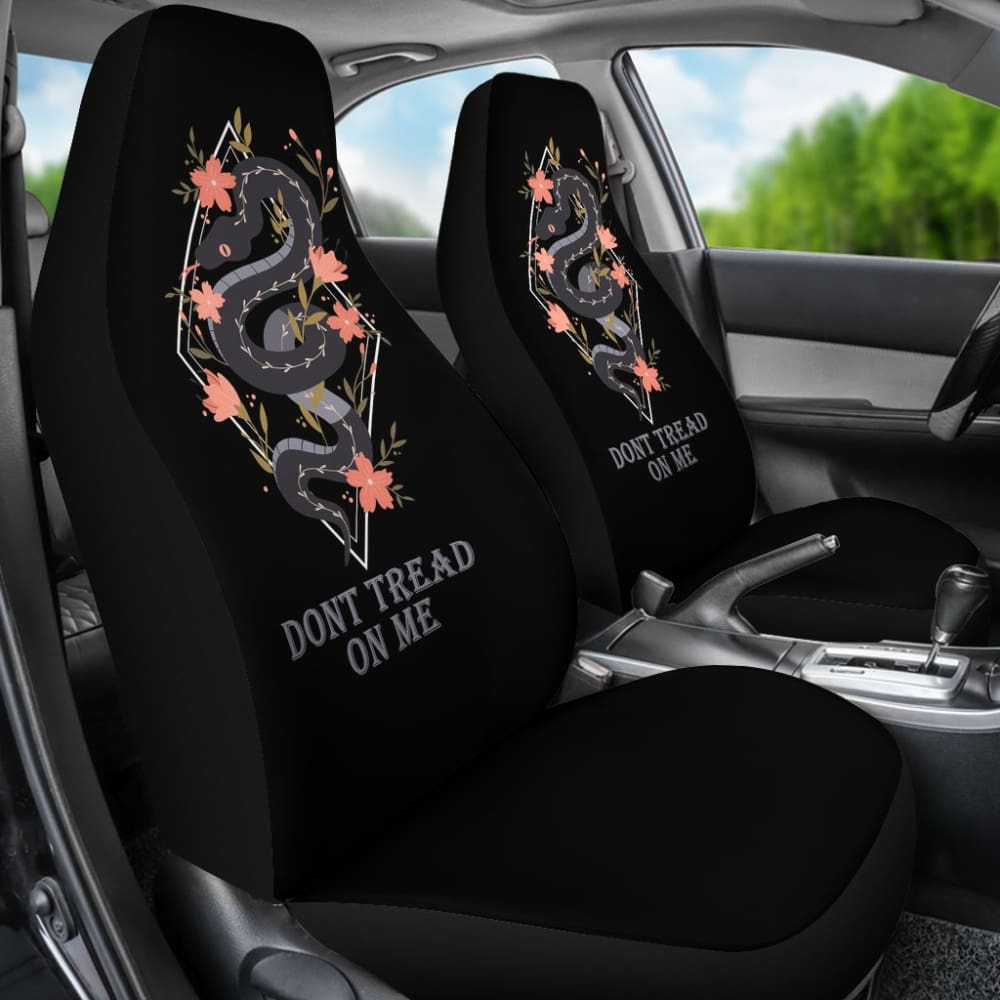 Premium Don't Tread On Me Car Seat Covers 212109 - Durable & Stylish Protection for Cars, Trucks & SUVs - Perfect for Road Trips & Daily Commutes