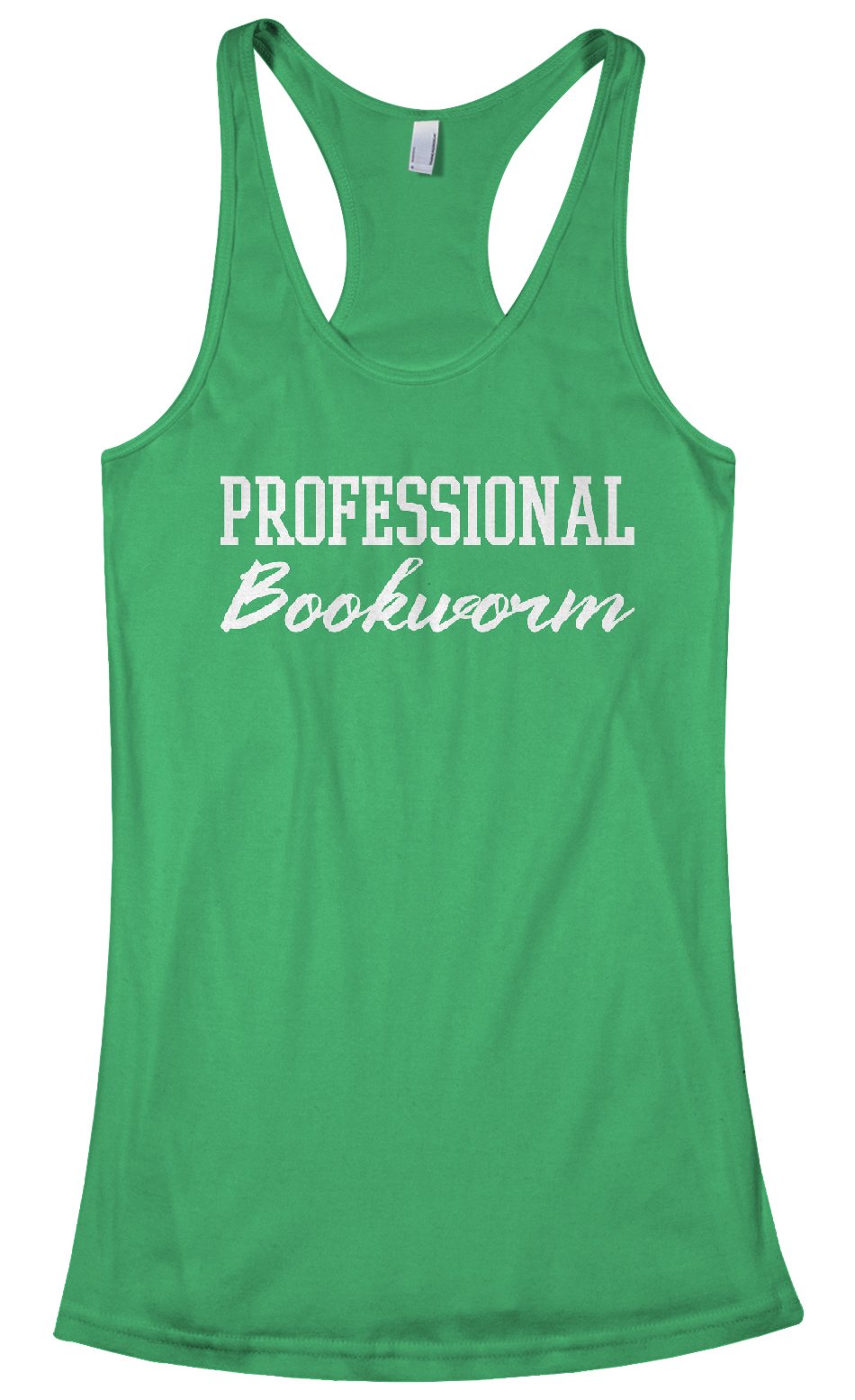Threadrock Women's Professional Bookworm Racerback Tank Top - Comfortable Workout & Yoga Shirt for Fitness, Running & Casual Wear