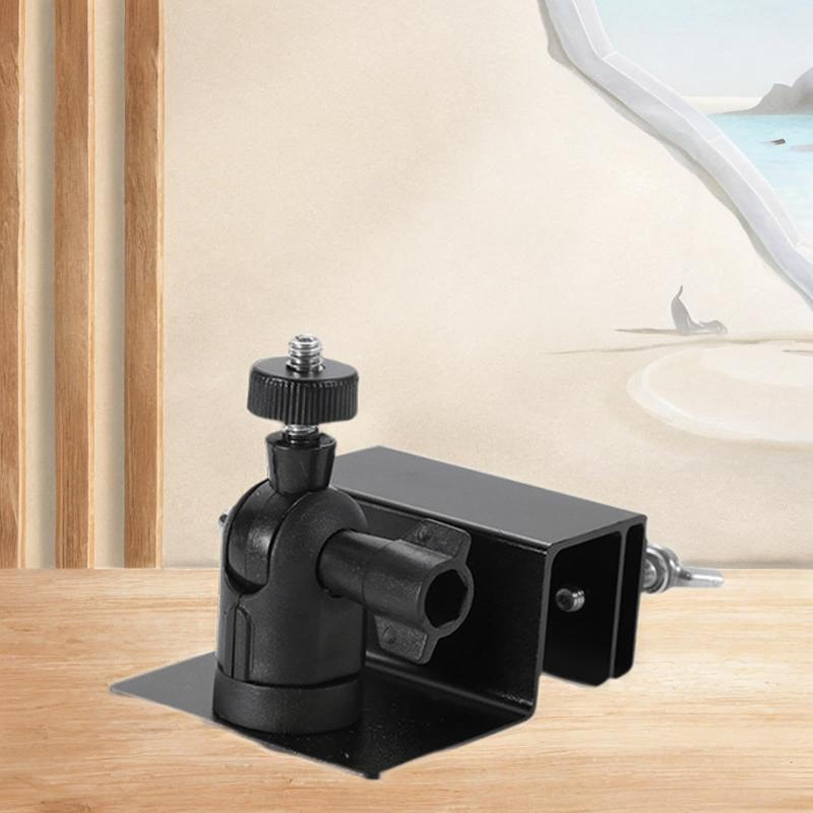 Weatherproof Aluminum Alloy Gutter Mount Bracket for Solar Panels - Heavy Duty Flexible Outdoor Stand (Black) | Perfect for RV, Boat, and Off-Grid Solar System Installations