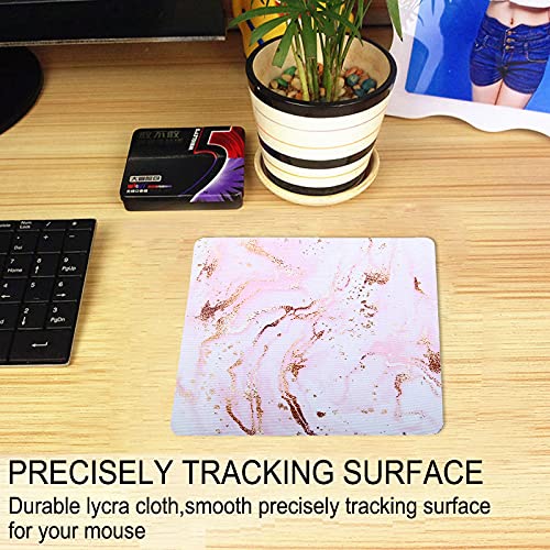 Premium Non-Slip Gaming Mouse Pad with Marble Design - 9.5