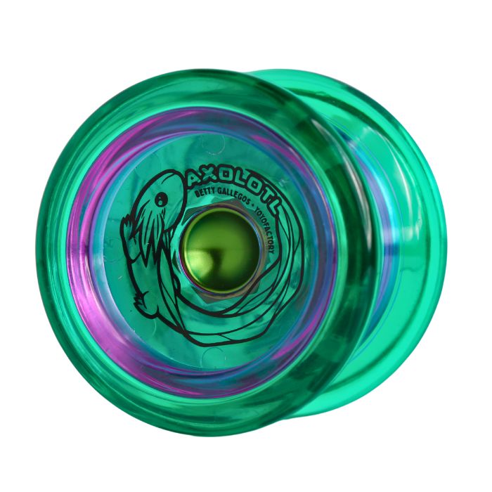 YoYoFactory Axolotl Professional Yo-Yo - High Performance Unresponsive YoYo for Beginners & Advanced Players - Perfect for Tricks, Competitions & Stress Relief